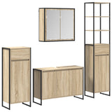 Set di mobili per il bagno Rovere Sonoma Legno truciolato