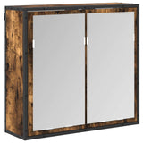 Set di mobili per il bagno Rovere fumé Legno truciolato