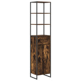 Set di mobili per il bagno Rovere fumé Legno truciolato