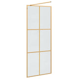 Parete Doccia Walk-in Oro 80 x 195 cm vetro temperato