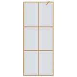 Parete Doccia Walk-in Oro 80 x 195 cm vetro temperato