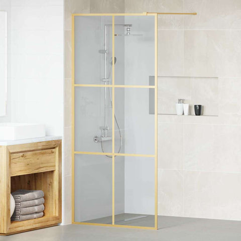 Parete Doccia Walk-in Oro 90 x 195 cm vetro temperato