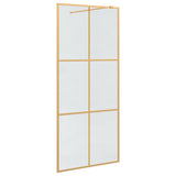 Parete Doccia Walk-in Oro 90 x 195 cm vetro temperato