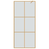 Parete Doccia Walk-in Oro 90 x 195 cm vetro temperato