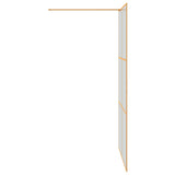 Parete Doccia Walk-in Oro 115 x 195 cm vetro temperato