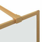 Parete Doccia Walk-in Oro 115 x 195 cm vetro temperato