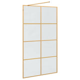 Parete Doccia Walk-in Oro 115 x 195 cm vetro temperato