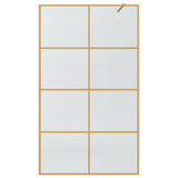 Parete Doccia Walk-in Oro 115 x 195 cm vetro temperato