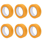 Nastri Adesivi per Pittori 6 pcs Giallo 25mm x 50m Carta