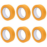 Nastri Adesivi per Pittori 6 pcs Giallo 25mm x 50m Carta