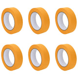 Nastri Adesivi per Pittori 6 pcs Giallo 30mm x 50m Carta