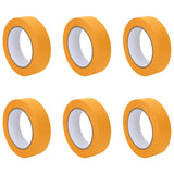 Nastri Adesivi per Pittori 6 pcs Giallo 30mm x 50m Carta
