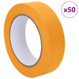 Nastri Adesivi per Pittori 50 pcs Giallo 30mm x 50m Carta