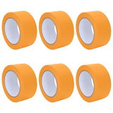 Nastri Adesivi per Pittori 6 pcs Giallo 50mm x 50m Carta