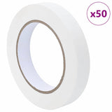 Nastri Adesivi per Pittori 50 pcs Bianco 19mm x 50m Carta