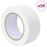 Nastri Adesivi per Pittori 50 pcs Bianco 50mm x 50m Carta