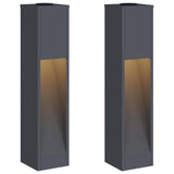 Lucina LED Solare da Percorso 2 pcs Antracite