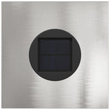 Faro LED solare per sentieri 2 pcs Argento Acciaio inossidabile