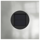 Faro LED solare per sentieri 2 pcs Argento Zincato