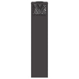 Faro LED solare per sentieri 2 pcs Nero