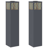 Faro LED solare per sentieri 2 pcs Antracite