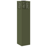 Faro LED solare per sentieri 2 pcs Verde oliva