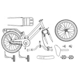 Bicicletta per Bambini 12 Pollici per bambini di 2-4 anni