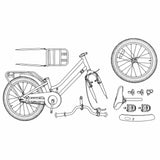 Bicicletta per Bambini 18 Pollici per bambini dai 5 ai 7 anni