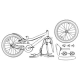 Bicicletta per Bambini 22 Pollici per bambini dai 7 ai 12 anni