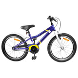 Bicicletta per Bambini 24 Pollici per 8-12 anni Blu e bianco