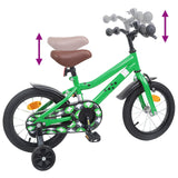 Bicicletta per Bambini 12 Pollici per bambini di 2-4 anni Verde
