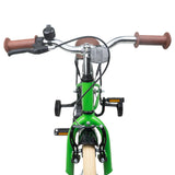 Bicicletta per Bambini 16 Pollici per bambini di 4-6 anni Verde