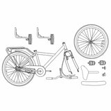 Bicicletta per Bambini 16 Pollici per bambini di 4-6 anni Verde