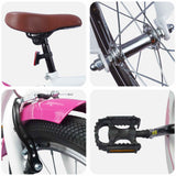Bicicletta per Bambini 24 Pollici per 8-12 anni Rosa