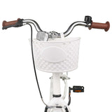 Bicicletta per Bambini 24 Pollici per 8-12 anni Bianco