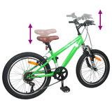 Mountain Bike 24 Pollici 6-Velocità per 8-12 anni Verde