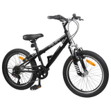 Mountain Bike 20 Pollici 6-Velocità per 5-8 anni Nero