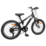 Mountain Bike 20 Pollici 6-Velocità per 5-8 anni Nero
