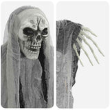 Fantasma appeso di Halloween 3 pcs Nero 66 x 110 cm Poliestere
