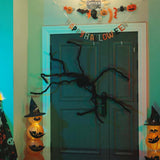 Decorazione Ragno di Halloween 3 pcs Nero 150 cm