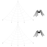 Decorazione di Halloween con ragni e ragnatele 2 pcs