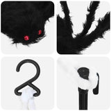 Decorazione di Halloween con ragni e ragnatele 4 pcs