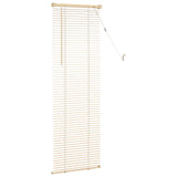 Tenda Veneziana Marrone Chiaro con Motivo 150 x 50 cm PVC