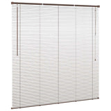 Tenda Veneziana Marrone Scuro con Motivo 150 x 130 cm PVC