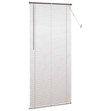 Tenda Veneziana Marrone Scuro con Motivo 213 x 90 cm PVC
