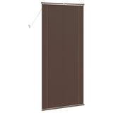 Tenda Veneziana Marrone Scuro con Motivo 213 x 90 cm PVC