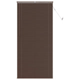 Tenda Veneziana Marrone Scuro con Motivo 213 x 90 cm PVC