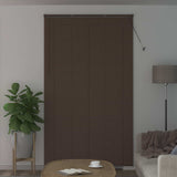 Tenda Veneziana Marrone Scuro con Motivo 213 x 130 cm PVC