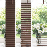 Tenda Veneziana Marrone Scuro con Motivo 213 x 130 cm PVC