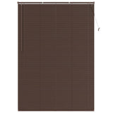 Tenda Veneziana Marrone Scuro con Motivo 213 x 130 cm PVC
